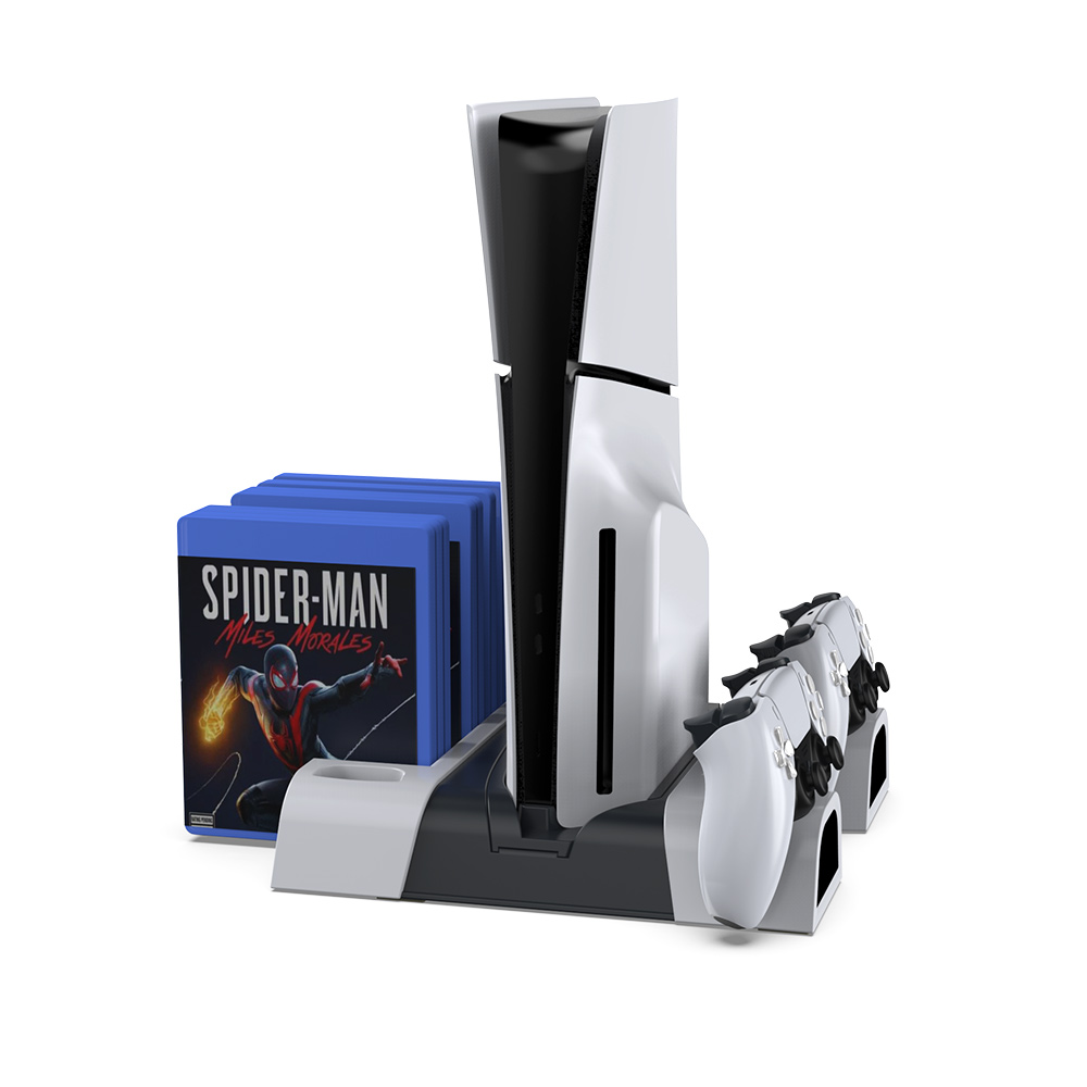 Dobe Multi-Function Cooling and Charging Dock for PS5 Slim Dobe Multi-Function Cooling and Charging Dock for PS5 Slim